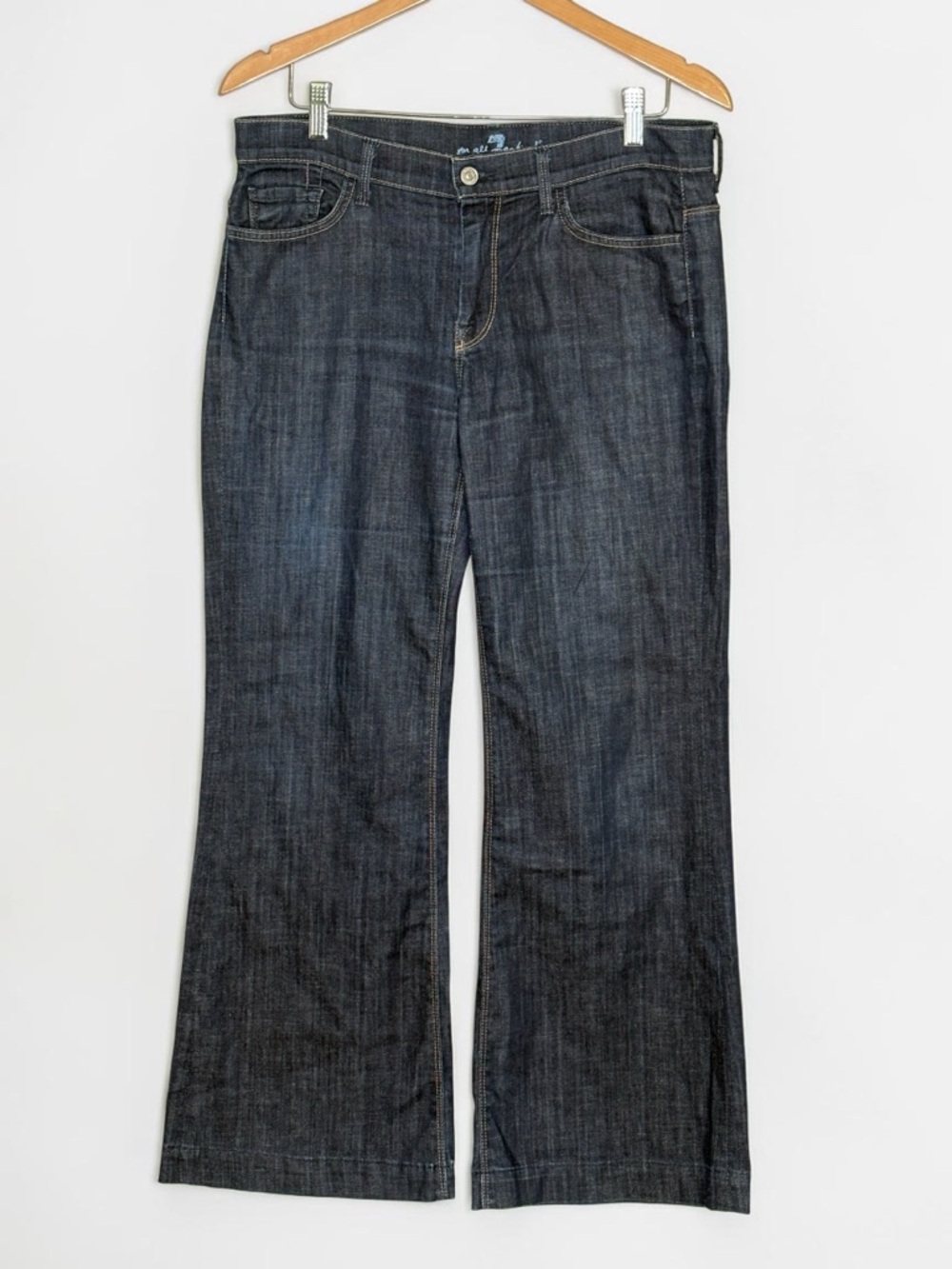 7 For All Mankind Ginger Flare Jeans | Size 31 | Dark Wash | 31” Inseam